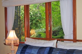 View out Lauralie Suite Master Bedroom